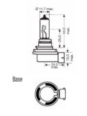 Light Bulb 12V 55W H11 Halogen PH11