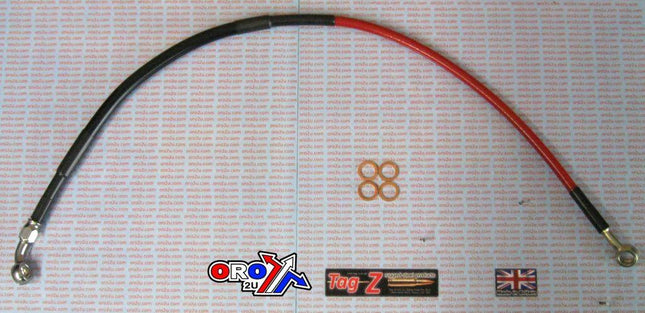Hose Rear Brake Red/black, Honda CRF450R CRF450X