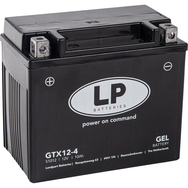 Battery GTX12-4 (GTX12-BS) 12V 10Ah Gel, Landport 51012, Mg LTX12-4, Mg GTX12-BS, Mg GTX12-4