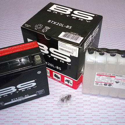 BATTERY YTX20L-BS 12V M.FREE, BS Maintenance Free BTX20L-BS, 300610 BS-BTX20L-BS