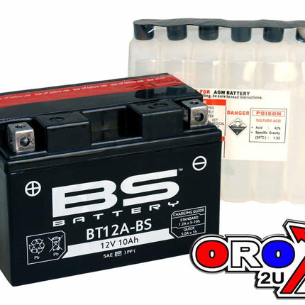 BATTERY YT12A-BS MA.FREE BS, BS Maintenance Free BT12A-BS, 300602, BS-BT12A-BS