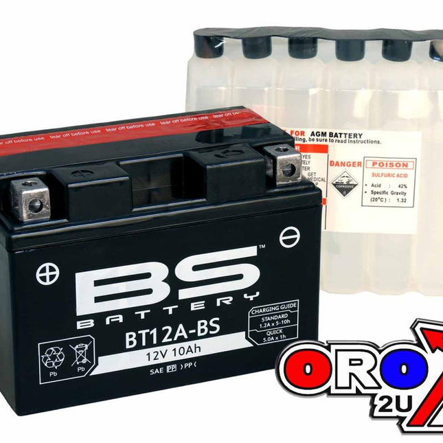 BATTERY YT12A-BS MA.FREE BS, BS Maintenance Free BT12A-BS, 300602, BS-BT12A-BS