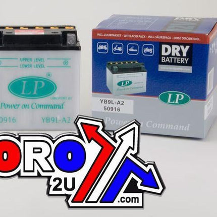 Battery LB9L-A2 12V 9Ah. Dry, Landport 50916, Mb YB9L-A2