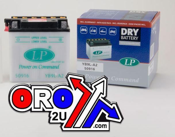 Battery LB9L-A2 12V 9Ah. Dry, Landport 50916, Mb YB9L-A2