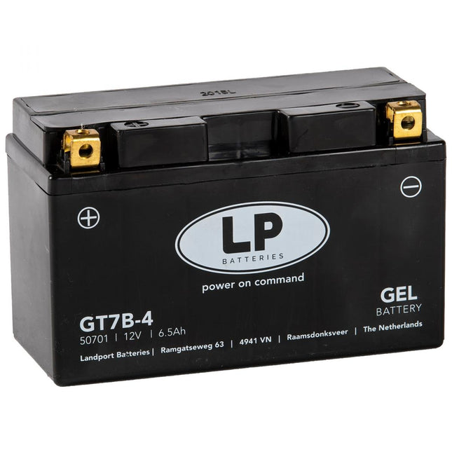 Battery LT7B-4 12V 6.5Ah Gel, Landport 50798, Mg LT7B-4, Mg GT7B-4, (same As YT7B-BS)