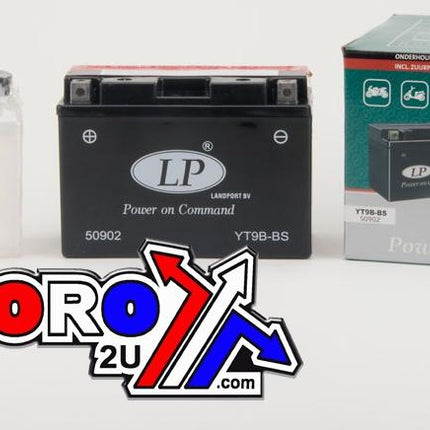 Battery YT9B-BS 12V 8Ah M.free, Landport 50902 + Acid Pack, Agm Mb YT9B-BS, Ma LT9B-BS
