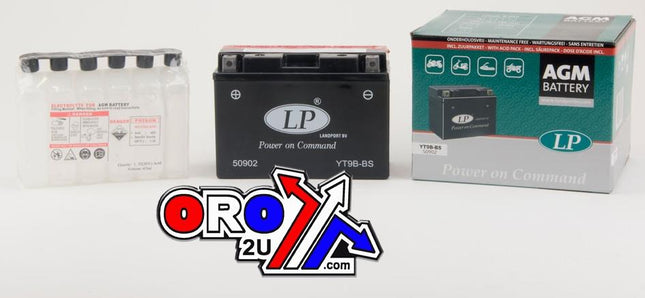 Battery YT9B-BS 12V 8Ah M.free, Landport 50902 + Acid Pack, Agm Mb YT9B-BS, Ma LT9B-BS