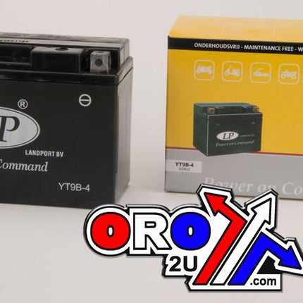 Battery LT9B-4 12V 8Ah. Sealed, Landport 50902 Sealed Acid, Mb YT9B-4, Ms LT9B-4