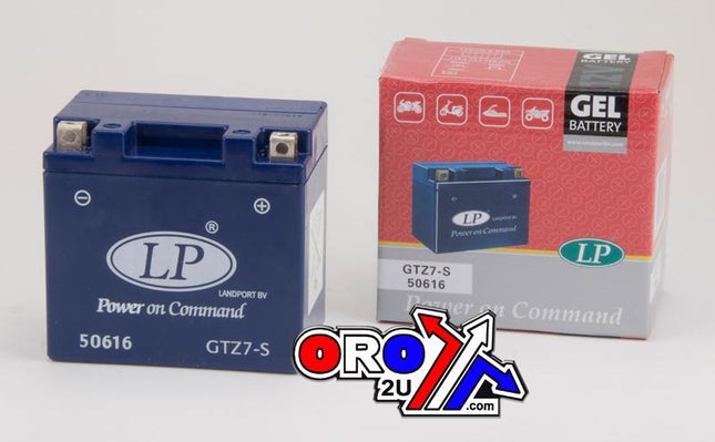 Battery LTZ7-S 12V Gel, Landport 50616 Mg GTZ7-S