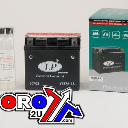 Battery LTZ7S-BS 12V Ma.free, Landport 50702 Agm, Mb YTZ7S-BS, Ma LTZ7S-BS