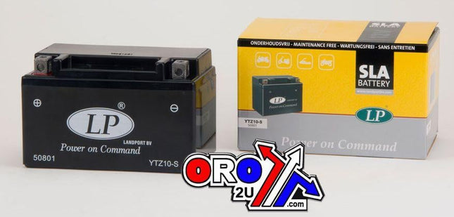 Battery LTZ10-S 12V Sealed, Landport 50801 8.6Ah., Mb YTZ10-S