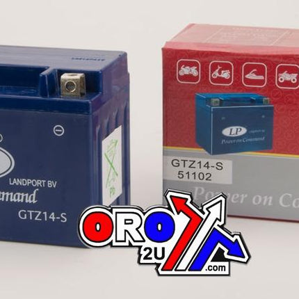 Battery LTZ14-S 12V Gel, Landport 51102, Mg LTZ14-S. Mg GTZ14-S