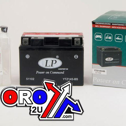 BATTERY LTZ14S-BS 12V MA.FREE, LANDPORT Maintenance Free AGM, 51102, MA LTZ14S-BS