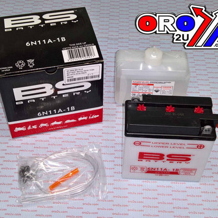 Battery 6N11A-1B 6V 11AH, Bs With Acid Pack, 310501, BS-6N11A-1B