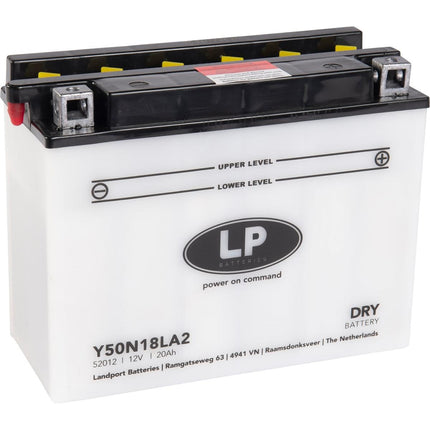 Battery L50N18LA2, 52012 Dry, Landport 52012, Road, Mc, Mb Y50N18LA2