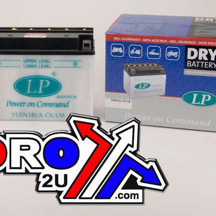 Battery Y50N18LACX/LM 12V 20AH, Y50-N18L-A-CX/LM Landport, Road, Mc
