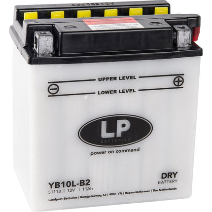 Battery LB10L-B2 12V 11Hh Dry, Landport Mb YB10L-B2, Road, Mc