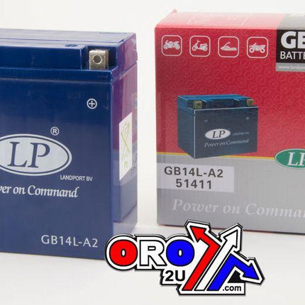 Battery LB14L-A2 12V 14Ah Gel, Landport 51411 [YB14L-A2], Mg LB14L-A2, Mg GB14L-A2, Mg LTX14AH-3