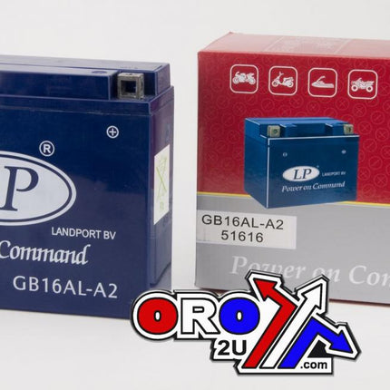 Battery LB16AL-A2 12V 16Ah Gel, Landport 51616, Mg LB16AL-A2, Mg GB16AL-A2, (same As YB16AL-A2)