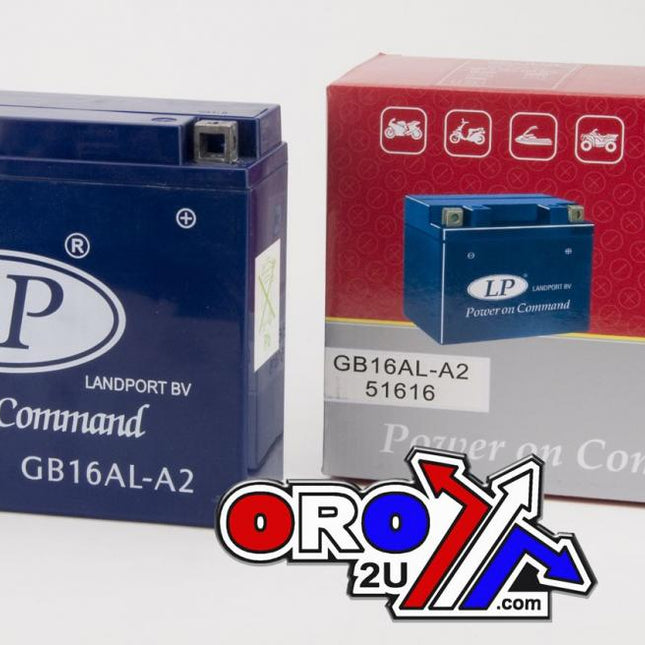 Battery LB16AL-A2 12V 16Ah Gel, Landport 51616, Mg LB16AL-A2, Mg GB16AL-A2, (same As YB16AL-A2)