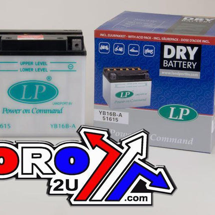 Battery LB16B-A 12V 16Ah. Dry, Landport 51615 Mb YB16B-A
