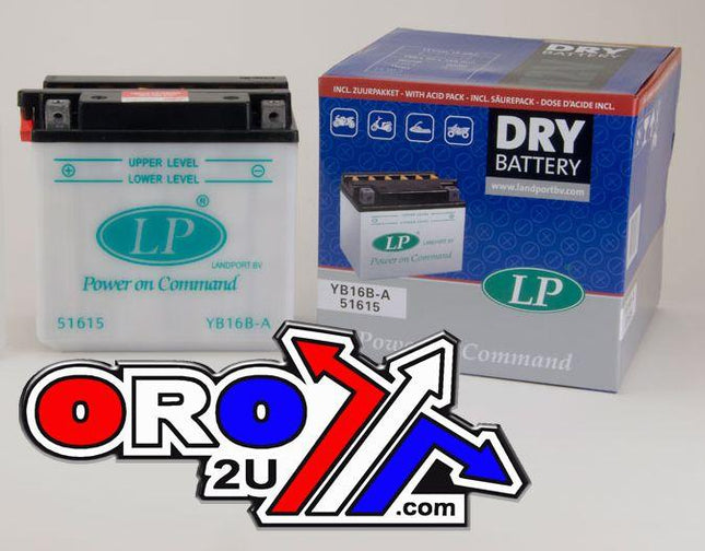 Battery LB16B-A 12V 16Ah. Dry, Landport 51615 Mb YB16B-A