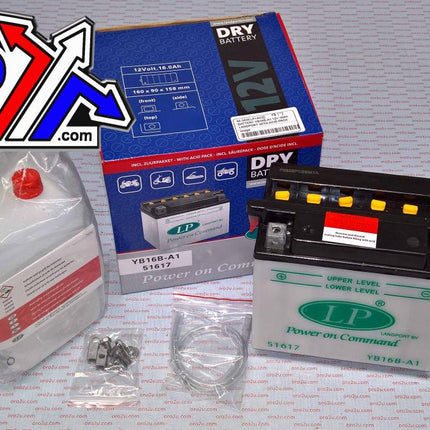 Battery LB16B-A1 12V 16Ah, Landport With Acid Pack, Road, Mc Ma YB16B-A1 51617