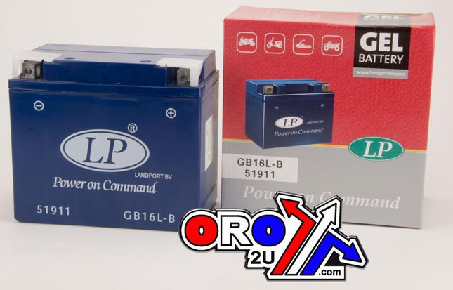 Battery LB16L-B 12V 19Ah. Gel, Landport 51911, Mg LB16L-B, Mg GB16L-B, (same As YB16L-B)