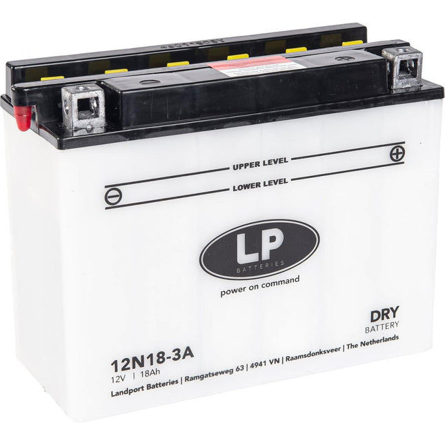 Battery 12N18-3A 12V 18Ah Dry, Mb 12N18-3A