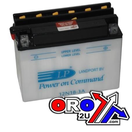 Battery 12N18-3A 12V 18Ah Dry, Mb 12N18-3A