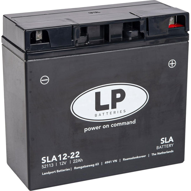 Battery 12-22 12V 22Ahrs Sla, SLA12-22 Mb Sla 12-22, Maintenance Free Sealed