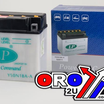 Battery Y50N18A-A 12V 20Ah, Landport 52011 Y50-N18A-A, Lb Y50N18A-A Dry