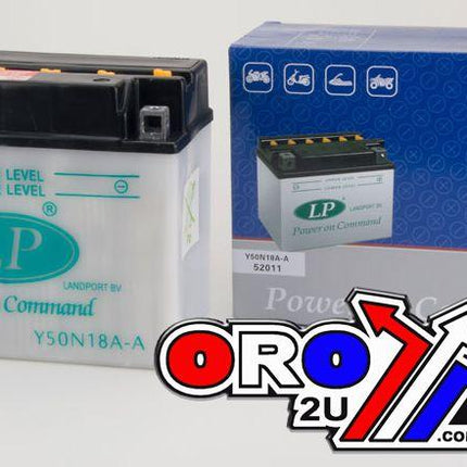 Battery Y50N18A-A 12V 20Ah, Landport 52011 Y50-N18A-A, Lb Y50N18A-A Dry