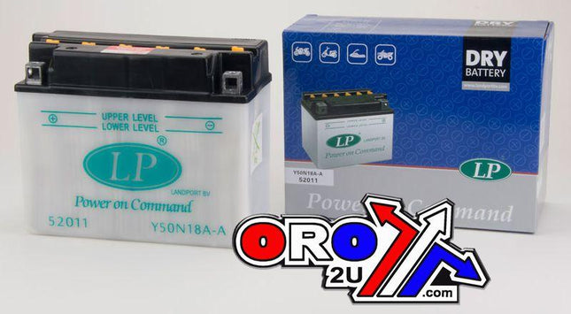 Battery Y50N18A-A 12V 20Ah, Landport 52011 Y50-N18A-A, Lb Y50N18A-A Dry