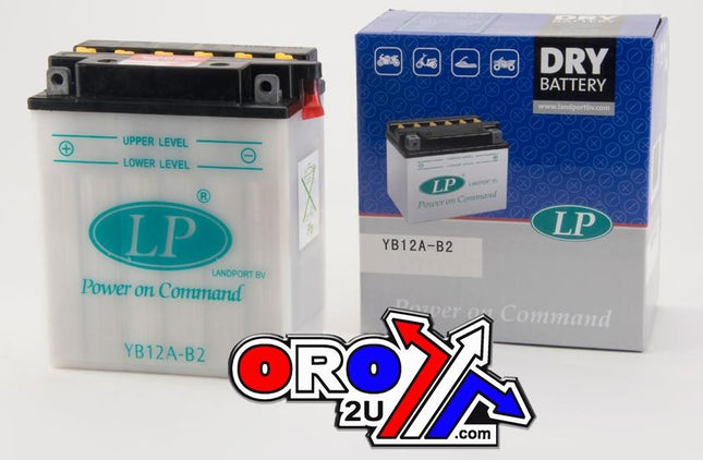 Battery YB12A-B2 12V 12Ah, Landport YB12AB2