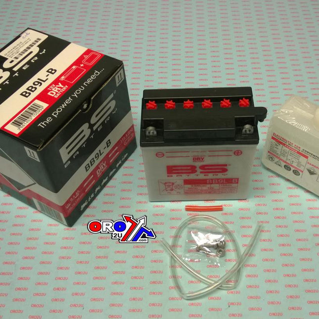 Battery YB9L-B 12V 9Ah Gs, Bs With Acid Pack BB9L-B, 310599, BS-BB9L-B