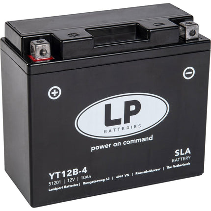 Battery LT12B-4 12V 11A Sealed, Landport 51201 Mb YT12B-4, (same As YT12B-BS GT12B-BS), Ms LT12B-4