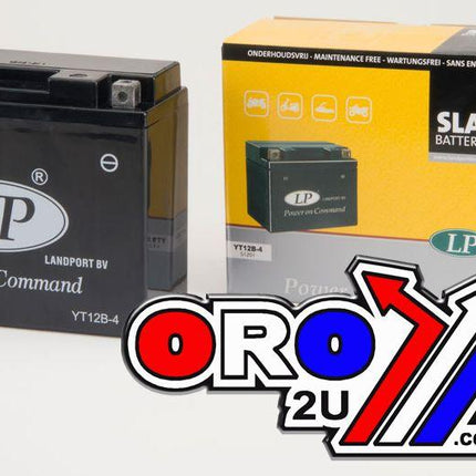 Battery LT12B-4 12V 11A Sealed, Landport 51201 Mb YT12B-4, (same As YT12B-BS GT12B-BS), Ms LT12B-4