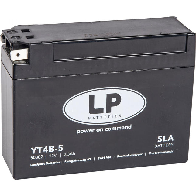 Battery LT4B-5 12V 2.3Ah Sla, Maintenance Free Sealed, Mb YT4B-5, Ms LT4B-5