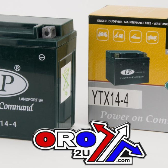 Battery LTX14-4 Sealed, Landport 12V 12Ah, Mb YTX14-4, Ms LTX14-4