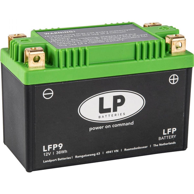 Battery Lithium 12V LFP9, YT7B-4, YTR9-BS YT9B-4, BSLi-03
