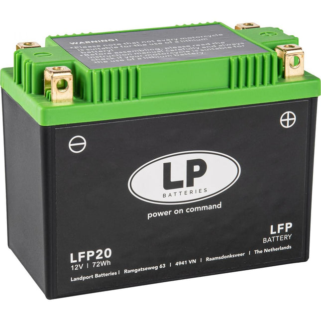 Battery Lithium 12V LFP20, YTX24HL-A-BS, Y50-N18A-A-CX, SY50-N18L-AT