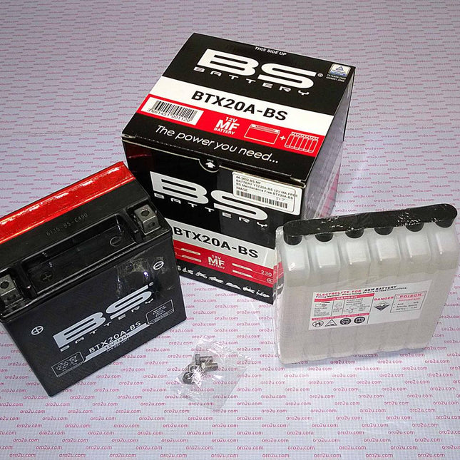 BATTERY YTZ20A-BS 12V MA.FREE, BS Maintenance Free BTX20A-BS, 300808, BS-BTX20A-BS