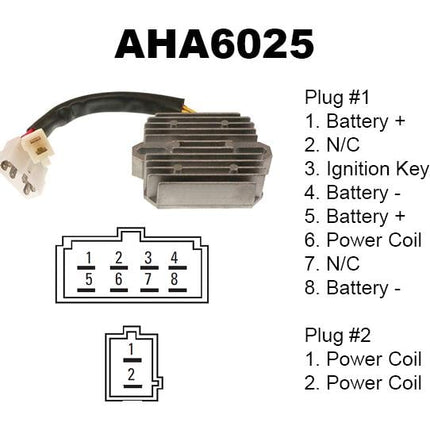 Regulator Honda Gold Wing, 31600-463-008, 31600-MG9-010, AHA6025 Road