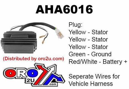 Regulator 12V 75-78 Honda 350 400 550 750 Cb AHA6016 ESP2330 715630 31400-300-035 463905 46-3905 8099-1314