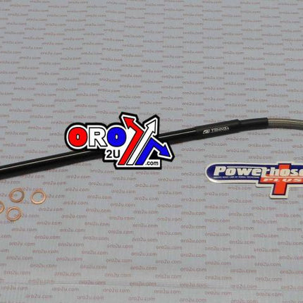 Hose Rear Brake Silver / Blk, Venhill Y01-2-005/P, 1992-1993 WR200 Rd, Re Yamaha