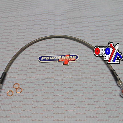 Hose Rear Brake Silver / Blk, Venhill Y01-2-008/P, Yamaha TY250 1993 - 1998