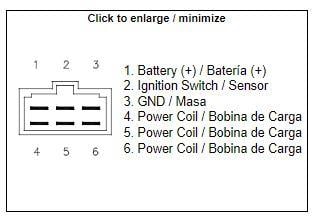 Regulator Voltage 12V / 25A Kawasaki 21066-1038, 44-431, RK10-326, 10-326,SH548-12 / 21066-1052 SH561-12