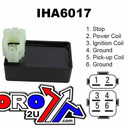 CDI Box Honda XR200 86-02, IHA6017, 30410-KBB-901