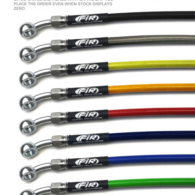 Hose Front Brake Blue / Blk Kawasaki KX125 KX250 97-2003
